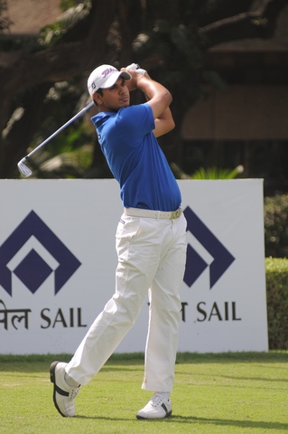 Gaganjeet Bhullar of India during Round 1