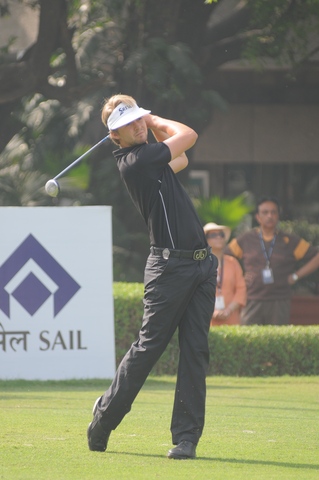 Sweden's Richard Karlberg during Round 3