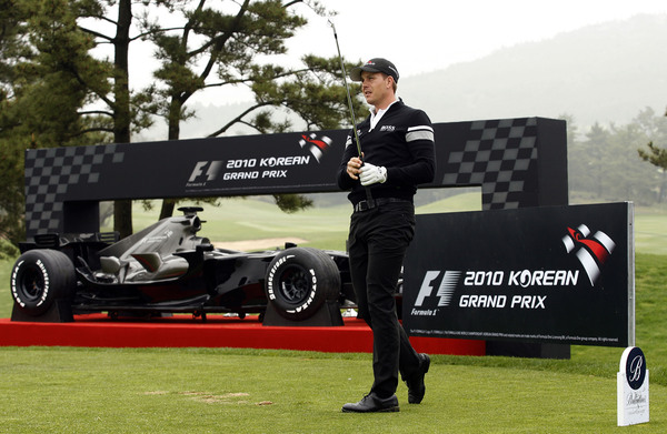 Henrik Stenson (SWE) during the practice round