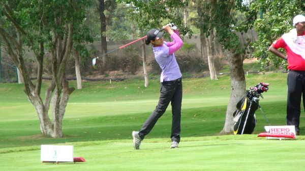 Nalini Siwach in action during Day 2 (Leg 2)