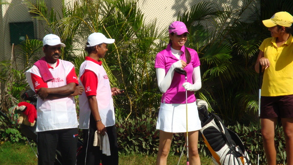 Sharmila Nicollet waits her turn at Day 2 - 2nd Leg