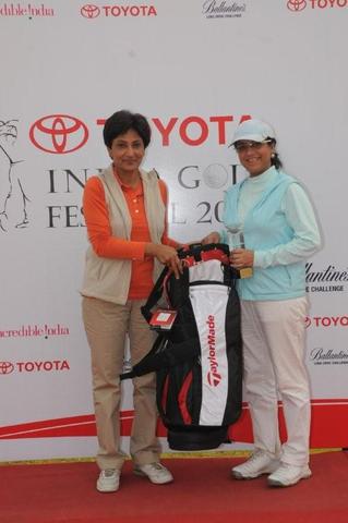 Best Lady Golfer Monica Jajoo (Right) with Savita Talwar(Lady Captain-Noida Golf Course)