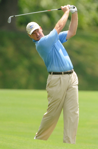 Ernie Els of South Africa on Day 1