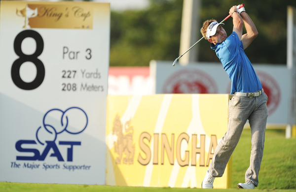 Jbe Kruger (RSA) in action at Round 2