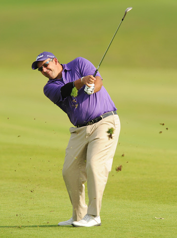 Tony Carolan of Australia, tied for the lead at Day 2