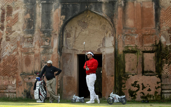 India's Shiv Kapur during practice