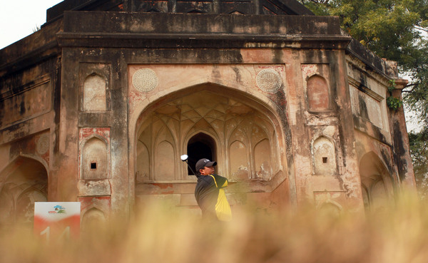 Namchok Tantipokakul of Thailand in action during Day 1