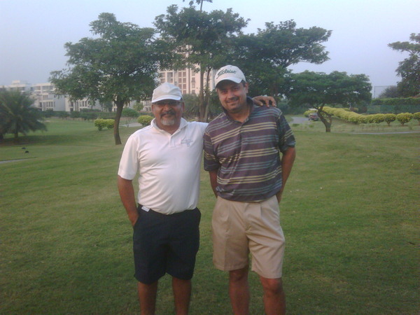 With childhood Buddy Dicky @ JP