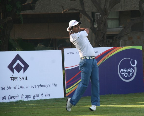 India's Anirban Lahiri at Round 1