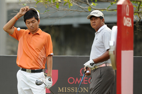 Nay Bala and Zaw Moe of Myanmar at Round 1