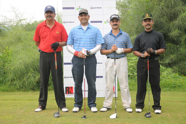 (L-R) Gp. Capt. Bhalla,  Wg. cdr. Sherawat, Wg. Cdr. Sabharwal, Wg. Cdr. Poddar