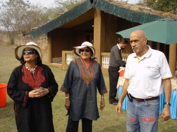 At Lake Dum Duma, with Tarzan