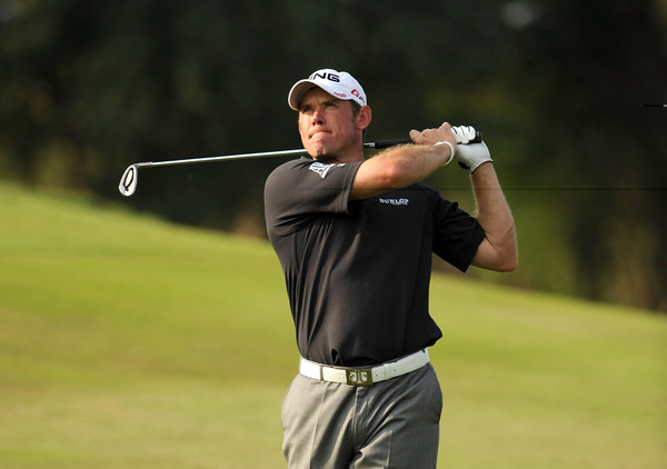 Lee Westwood of England, leader of Day 1 by 5 strokes at -12