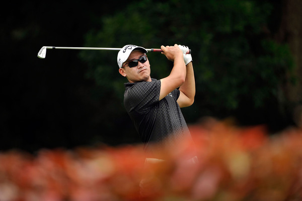 Angelo Que (PHI), leader of Round 1, in action