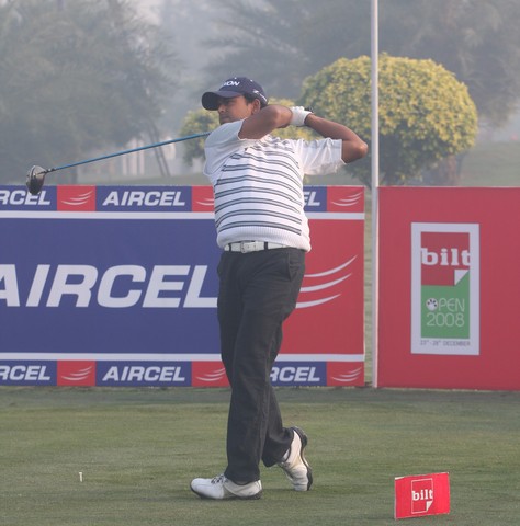 Anirban Lahiri - Round 1 with a 7 under.