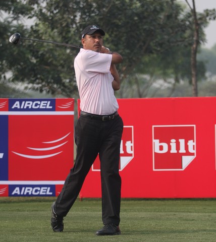 Jeev Milkha Singh - Round 1 with a 5 under.