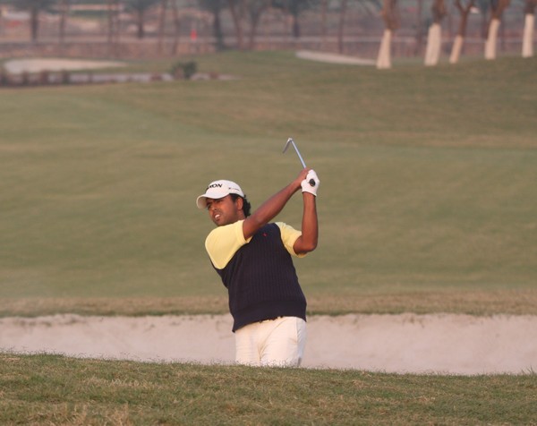Anirban Lahiri - Out of the bunker on day 3.