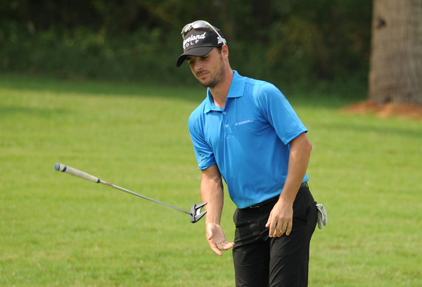 Spaniard Javi Colomo during his first round