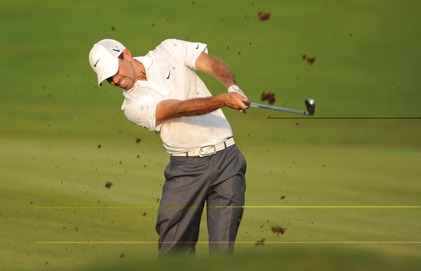 South African Charl Schwartzel during Round 2