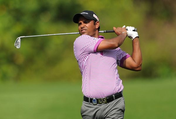 India's S.S.P. Chowrasia in action