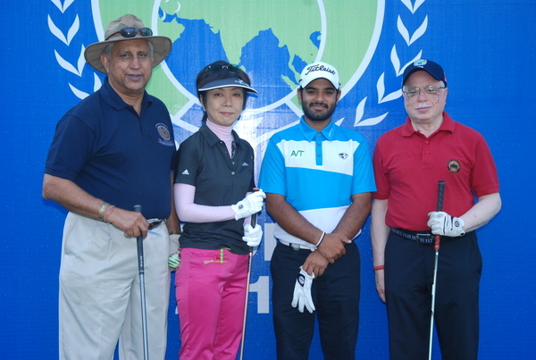 Chiragh Kumar and his group pose during the Pro-Am Day