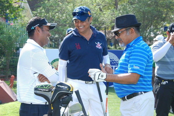 Siddikur shares a light moment during the Pro-Am