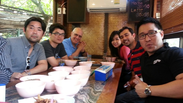 Ayutthaya lunch break at a traditional thai resturant