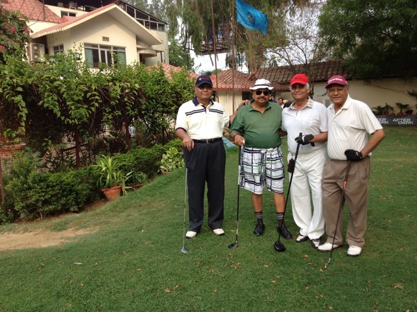 Evening foursome at LGC