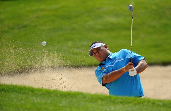 Thai golfer Prom Meesawat during Round 1