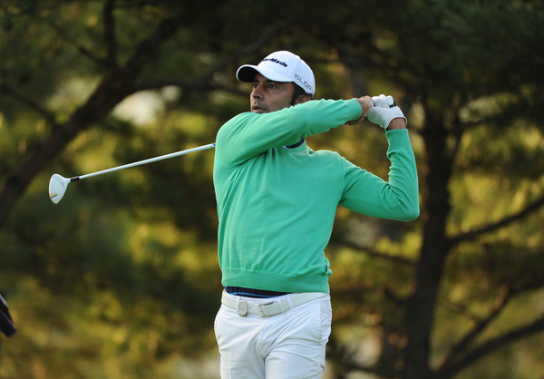 India's Jyoti Randhawa during Day 2 of CJ Invitational
