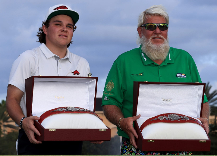 John Daly and his son