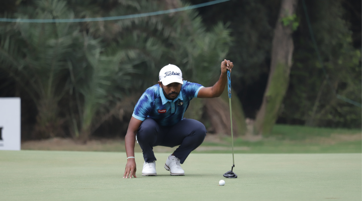 4moles.com CHikkarangappa finished 2nd on 3rd day at DGC Open