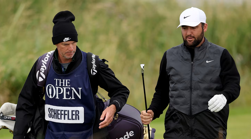 Scottie with his caddie