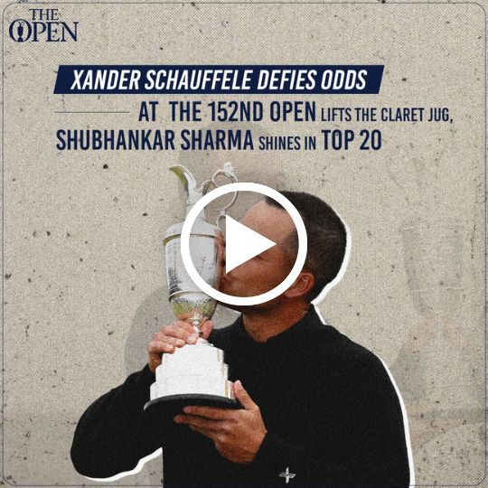 Xander the winner the 152nd Open