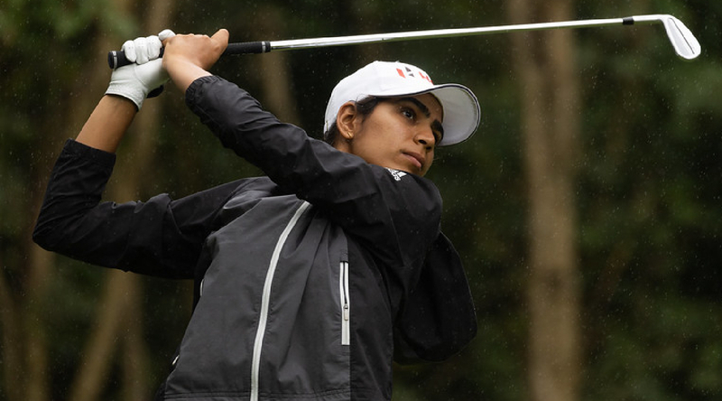 Diksha Dagar on tee