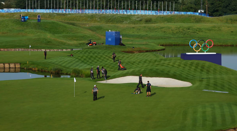 olympics golf course ready for finale 2024