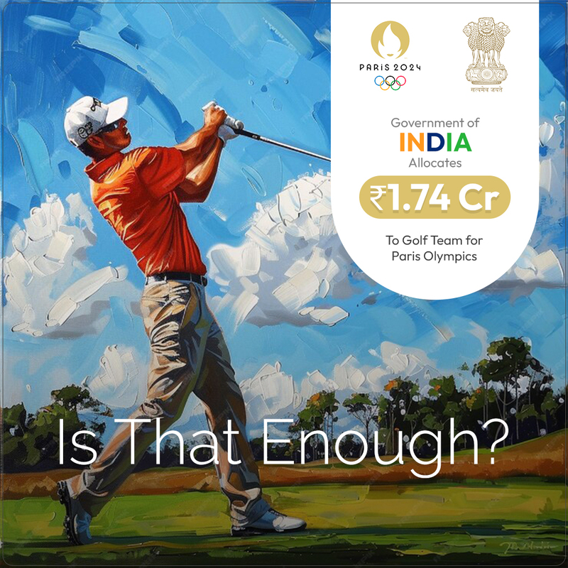 Indian Government support to golfers