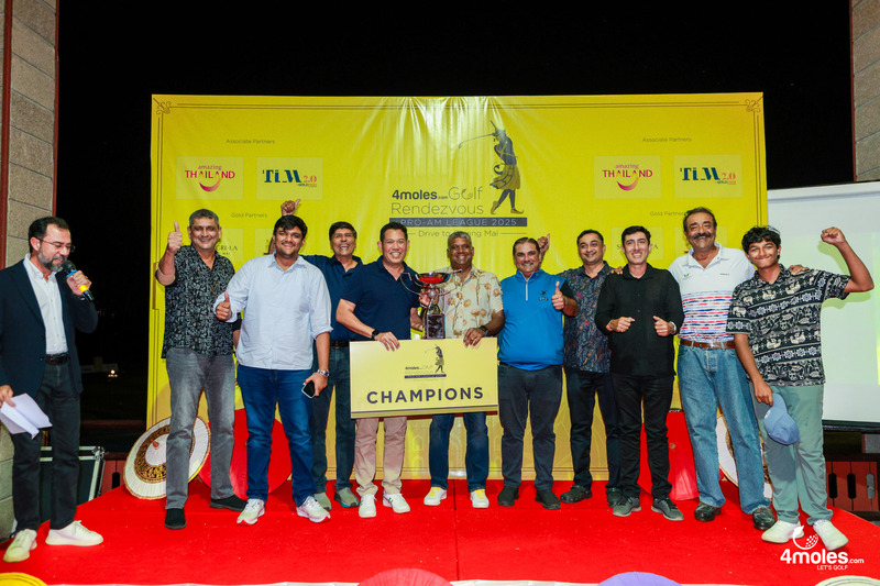 Mumbai’s Swing Kings celebrate their maiden championship victory with a winning score of 589.5.