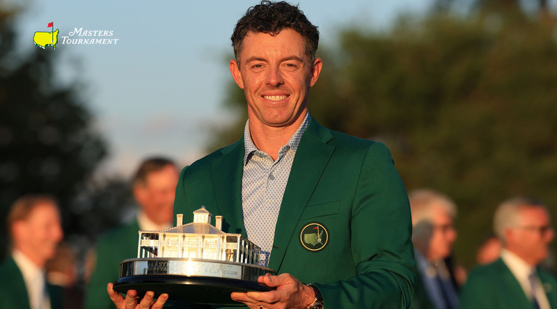 Rory McIlroy celebrates his second straight Masters title at Augusta National.
