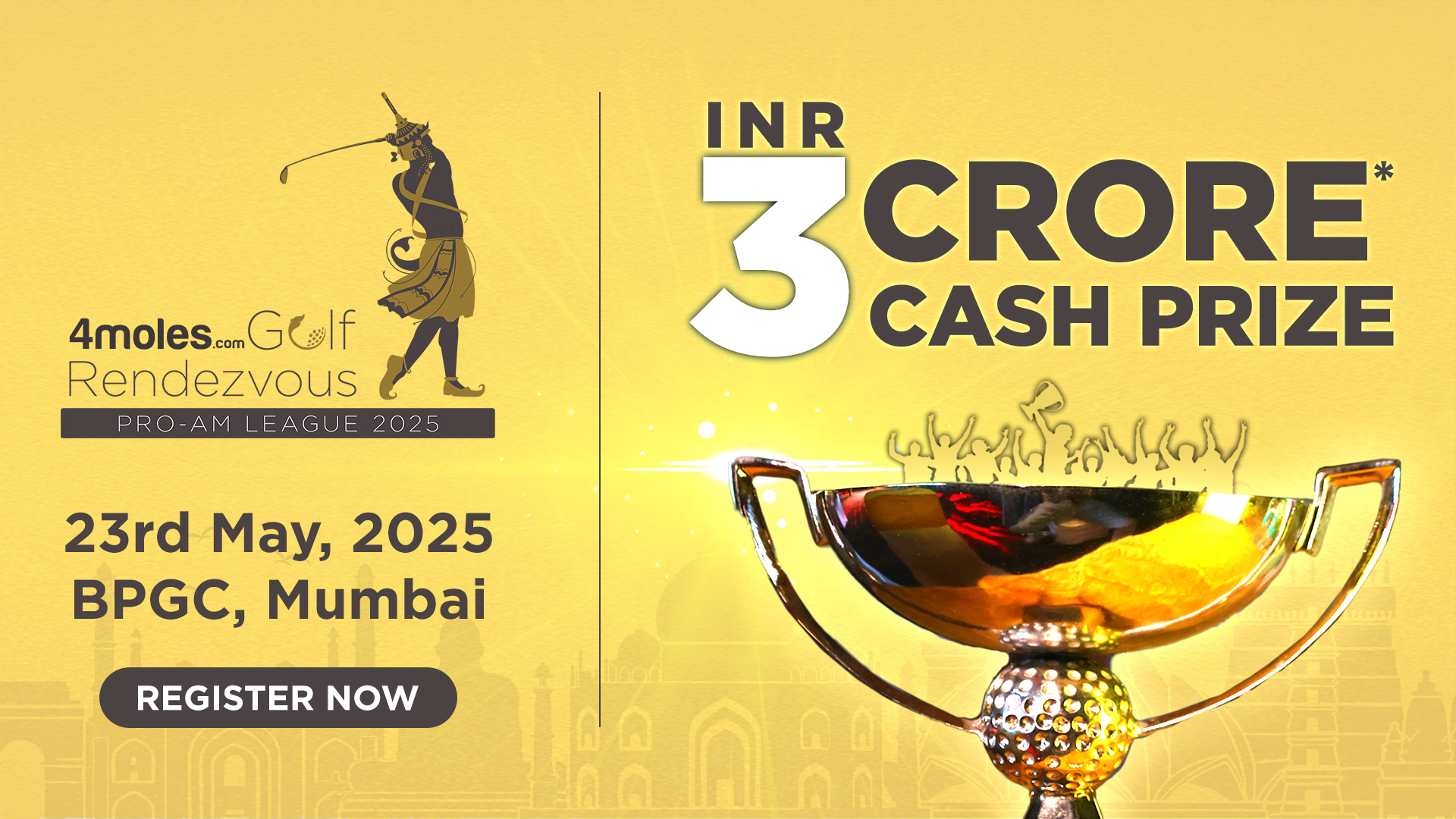 Watch the excitement unfold as Golf Rendezvous PRO-AM League 2025 heads to Mumbai!