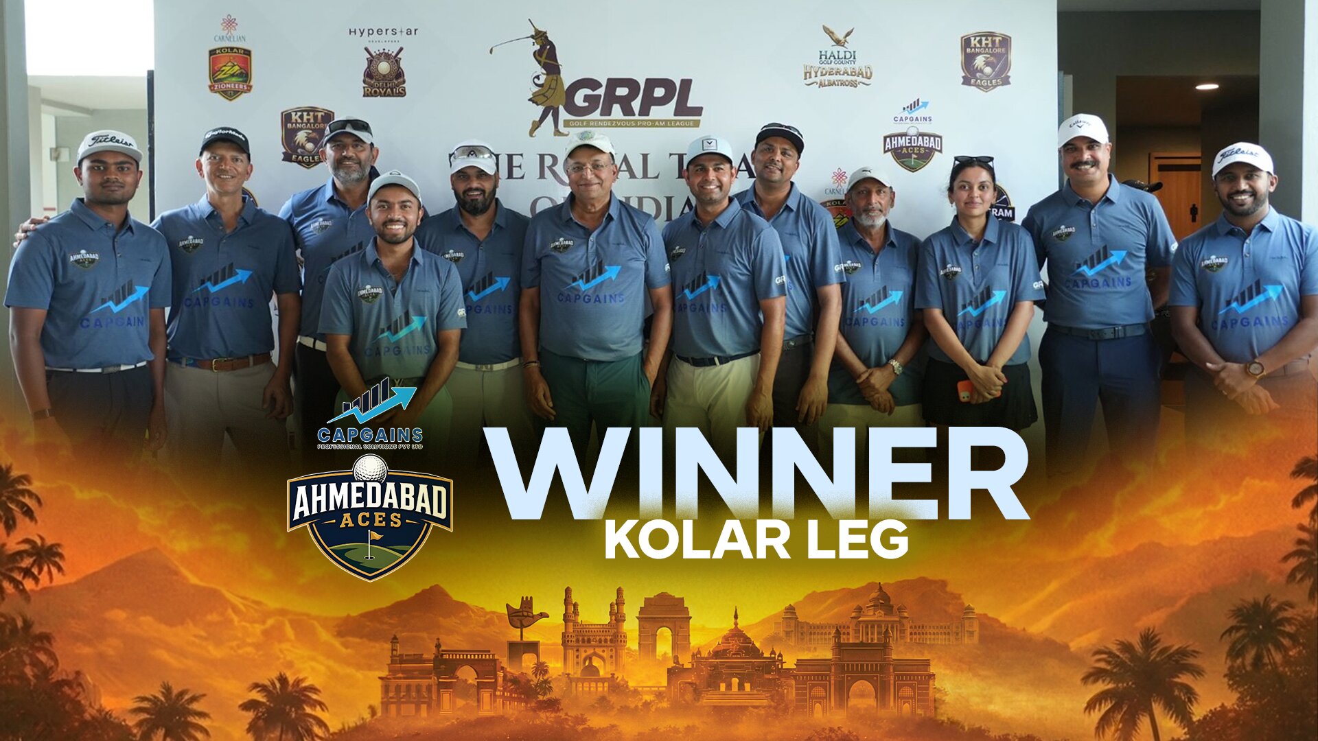 CapGains AHMEDABAD ACES Draw First Blood in The Royal Trial of India