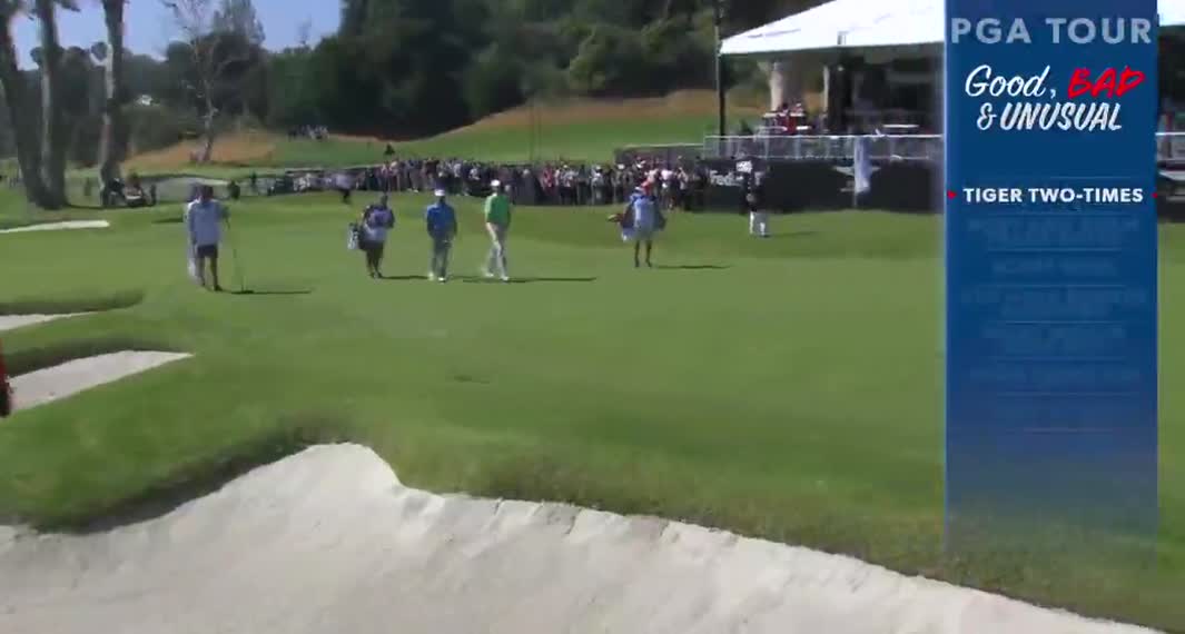 Tiger takes on Chris Pratt’s method, Rory almost holes out at Tiger’s feet